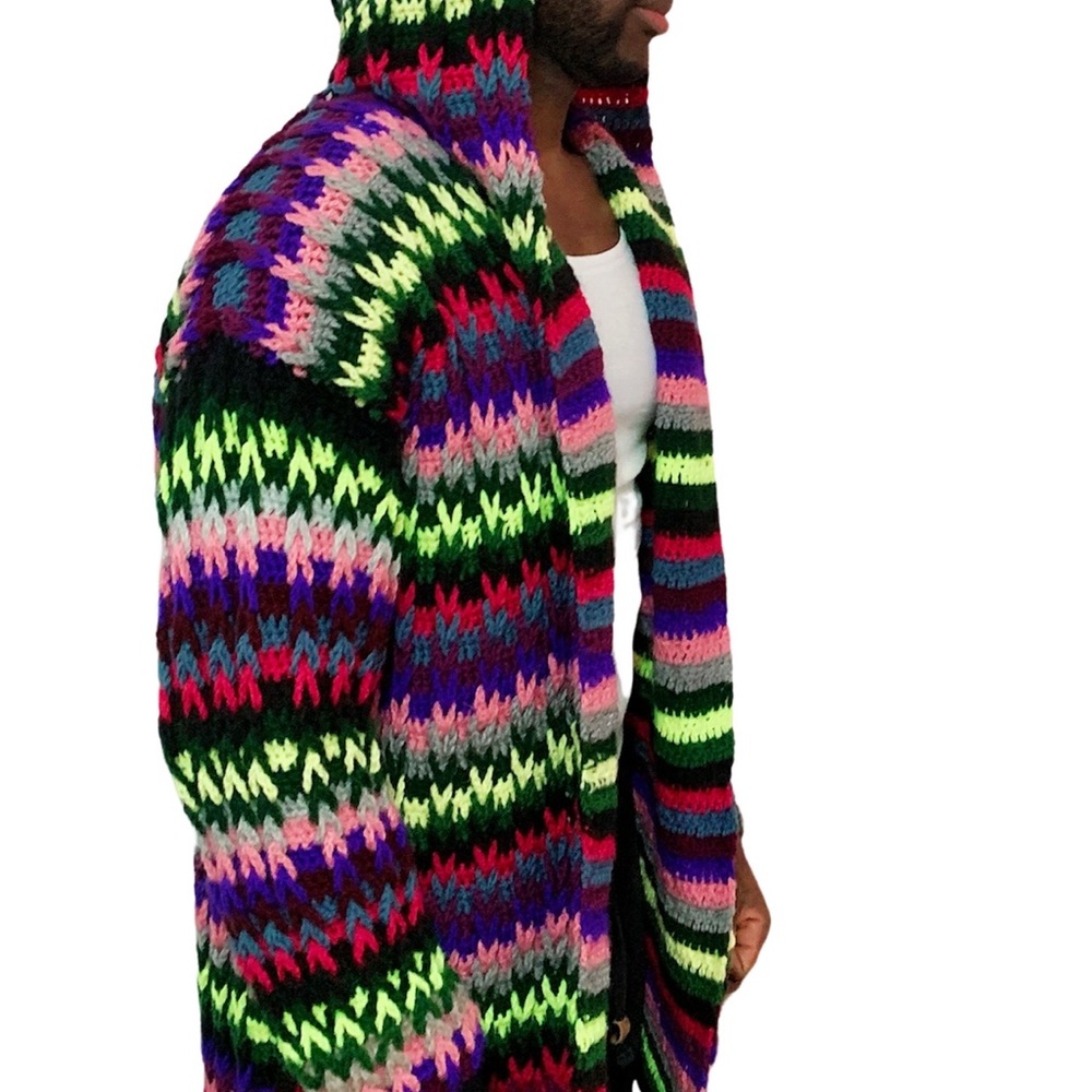 Please, Check out out hand knitted cardigan